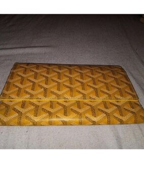 Goyard Yellow wallet-Authentic